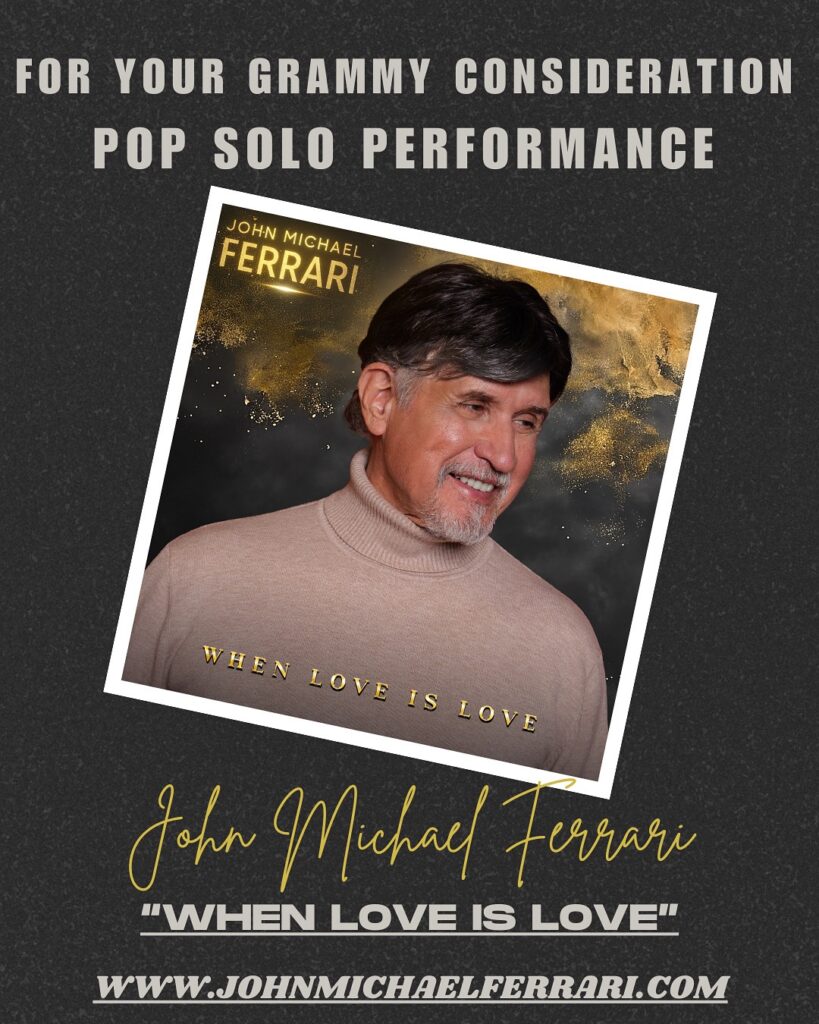 John Michael Ferrari Pop Solo Performance Gammy Nomination